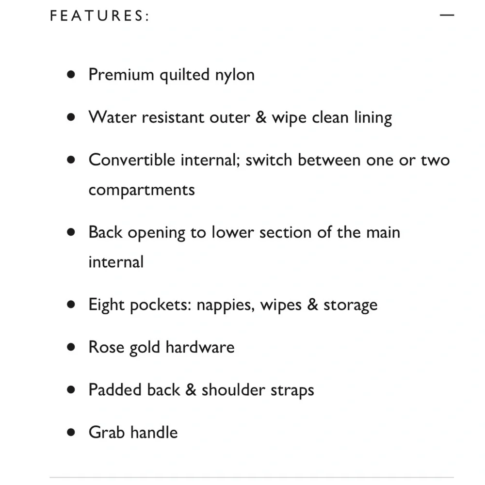 STORK SAK HERO QUILT BLACK backpack